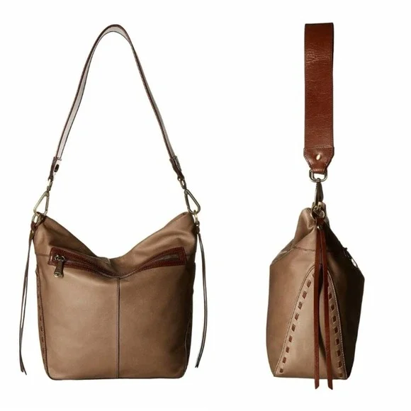 Hobo International Canyon Leather Shoulder Bag, Dark Brown